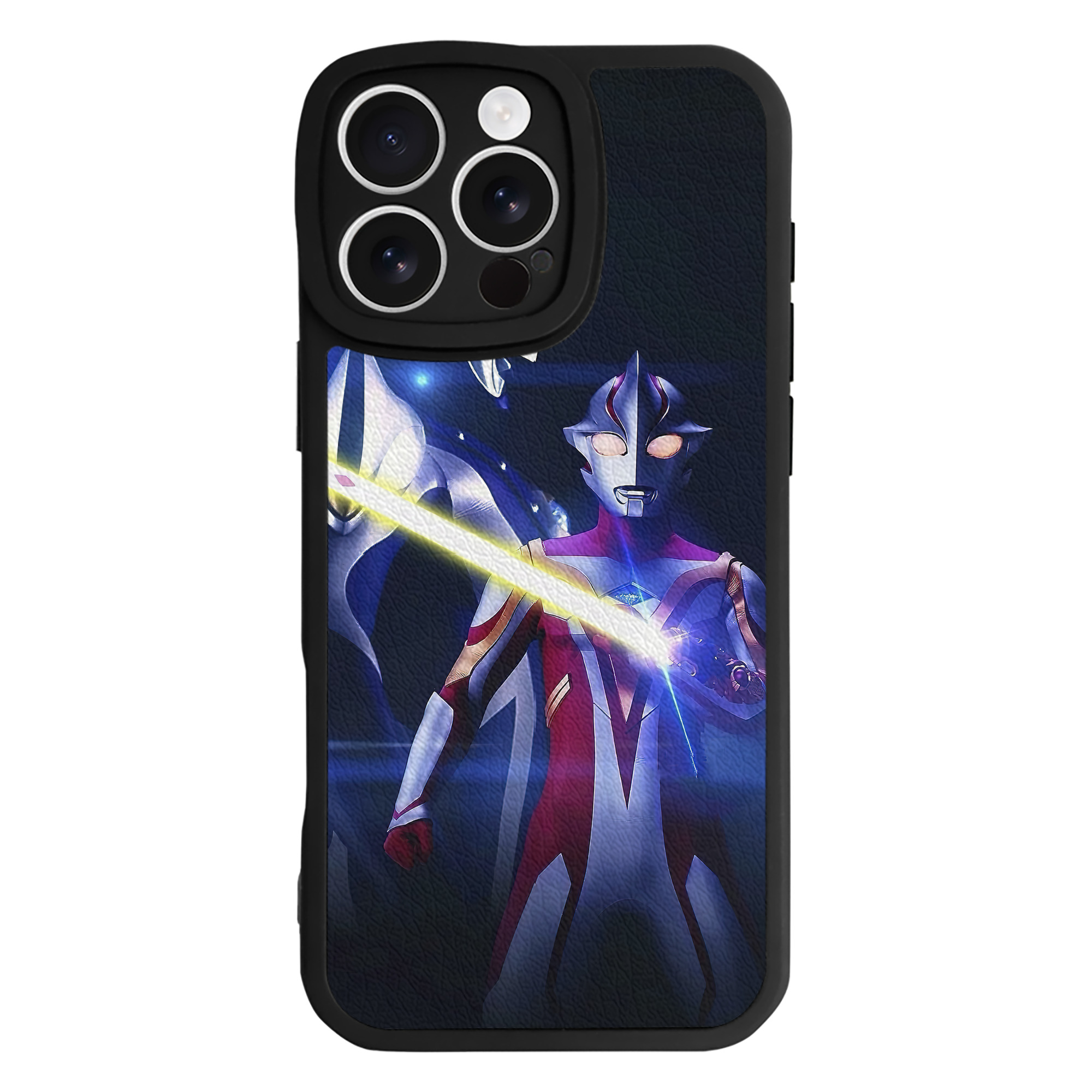 （画像用） ウルトラマン Ultraman 【iPhone 16シリーズ対応】シリコンスマホケース（レザー調） 材質：シリコン